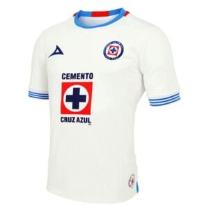Pirma Cruz Azul 60th Anniversary Away Jersey White Soccer Shirt Mens New‎ Sz 2XL